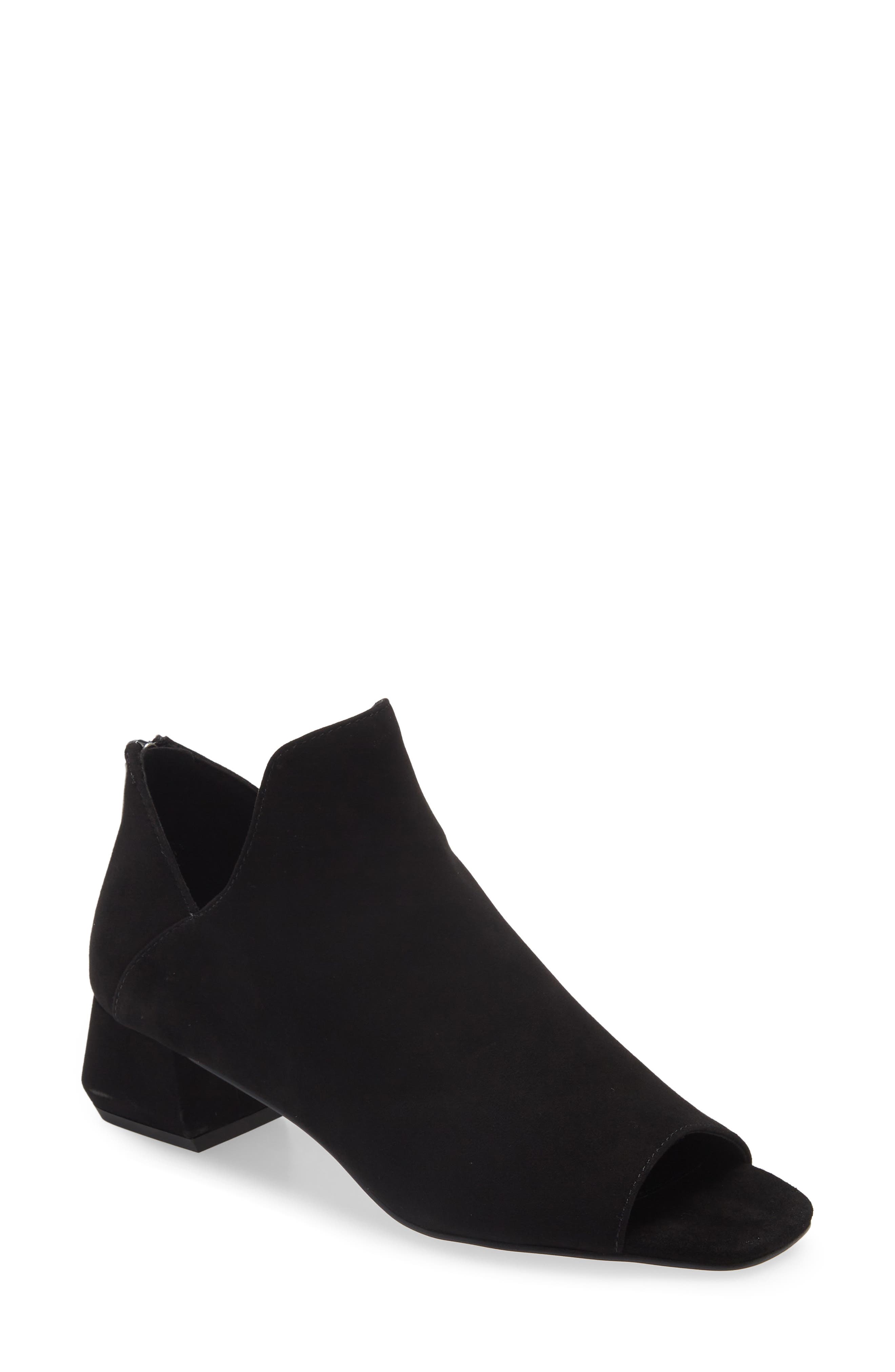 Moda In Pelle Breeti Black Womens Leather Ankle Boots
